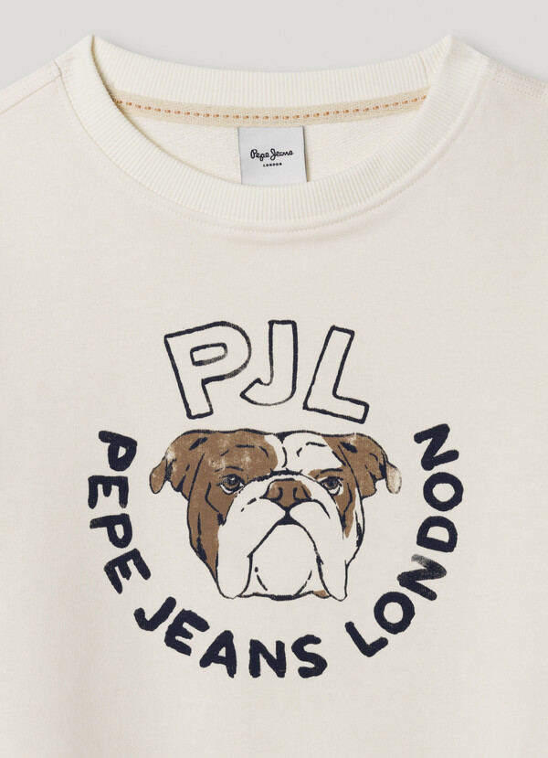 RELAXED FIT CREW NECK SWEATSHIRT