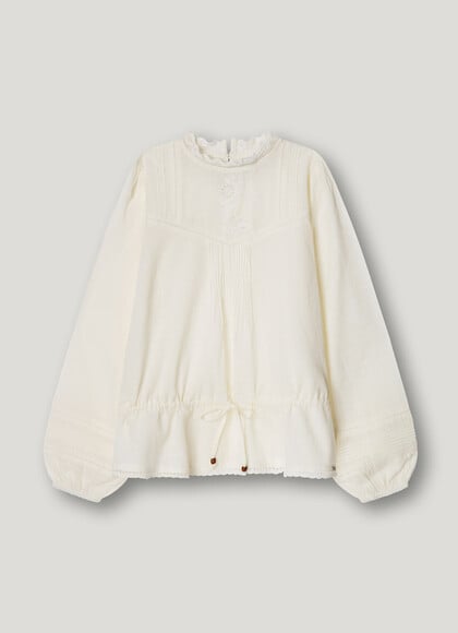 EMBROIDERED DETAILS BLOUSE