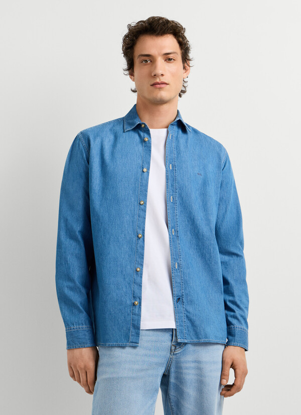 SLIM FIT DENIM SHIRT