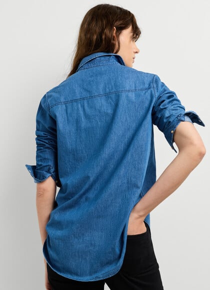 REGULAR FIT DENIM SHIRT