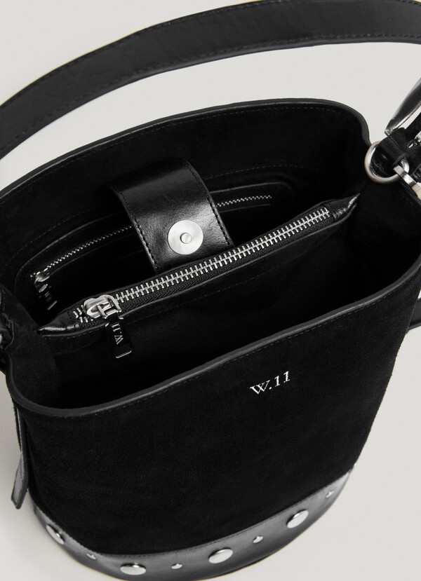 SUEDE BUCKET BAG
