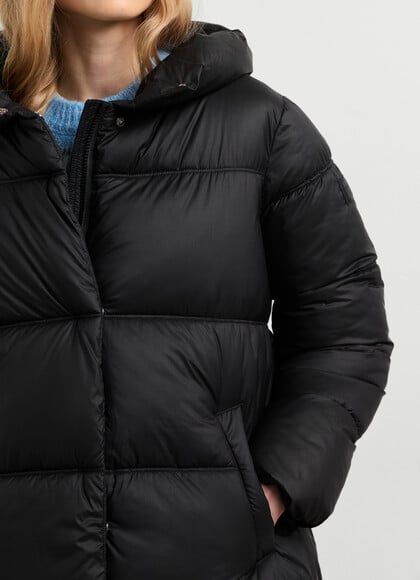 LONG PADDED WATERPROOF PUFFER JACKET