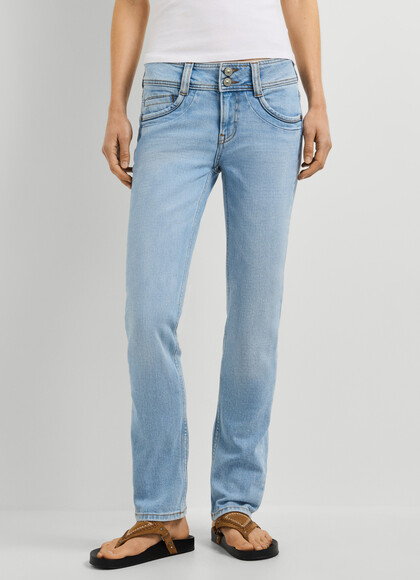 MID-RISE SLIM FIT JEANS - GEN