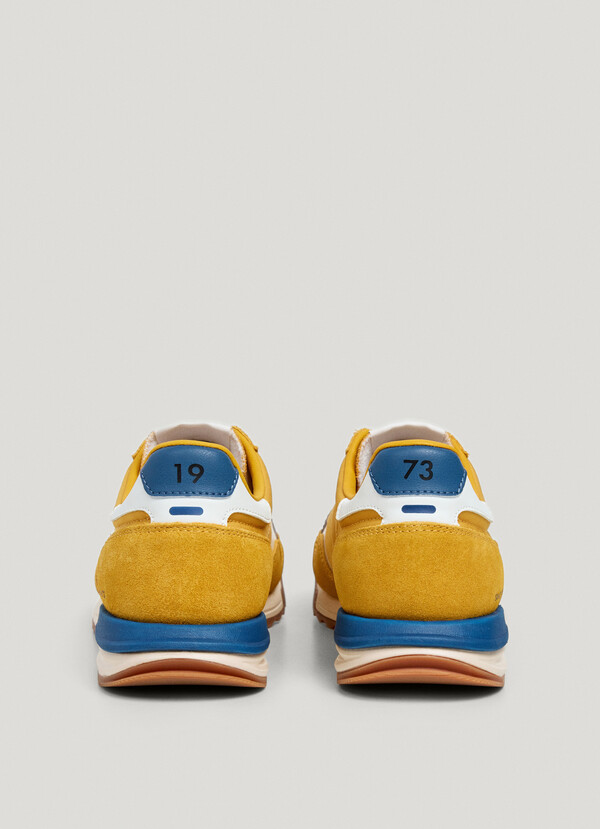 RETRO TRAINERS WITH SUEDE DETAILS - MARVIN