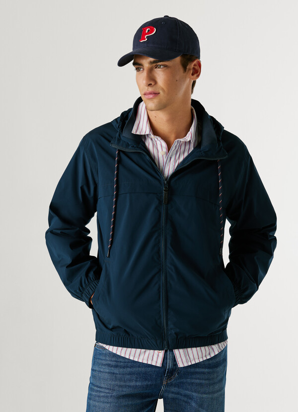 HOODED WINDBREAKER JACKET