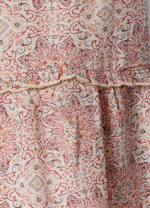 FLORAL PRINT MAXI DRESS