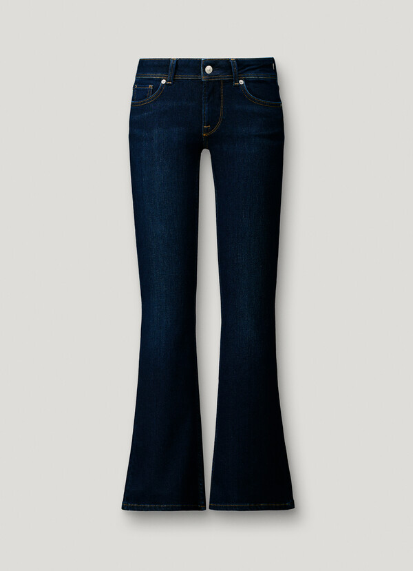 LOW-RISE FLARE FIT JEANS - PIMLICO