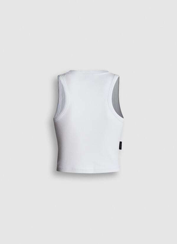CROPPED SLEEVELESS TOP
