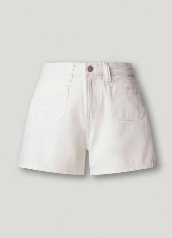 REGULAR FIT DENIM SHORTS