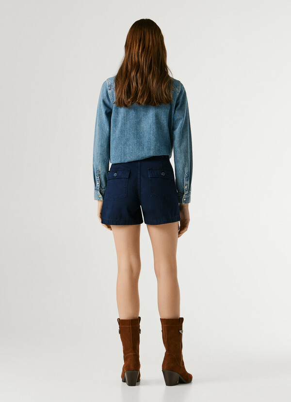 STRETCH TWILL SHORTS