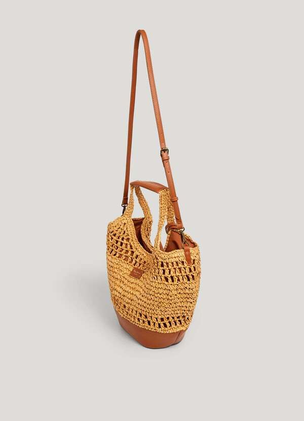 RAFFIA TOTE BAG