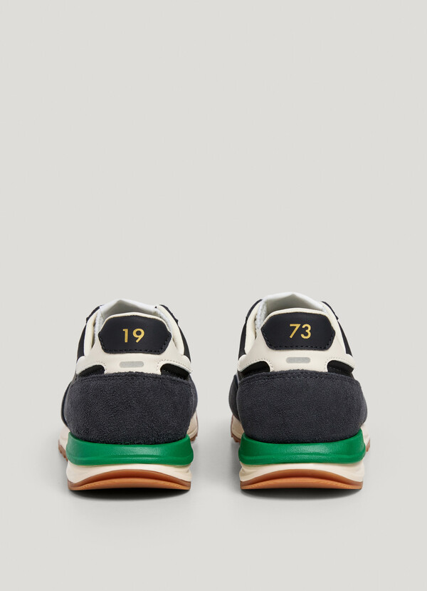 RETRO TRAINERS WITH SUEDE DETAILS - MARVIN