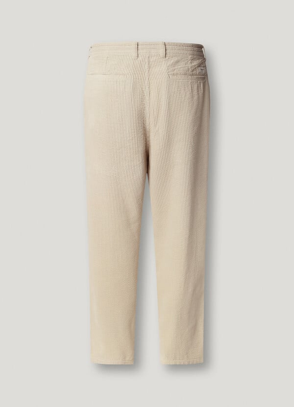 RELAXED FIT POPLIN CHINOS