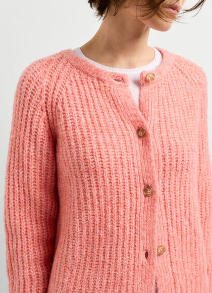 BUTTON-UP KNIT CARDIGAN
