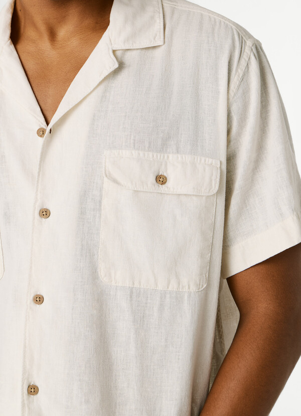SHIRT WITH CUBAN COLLAR