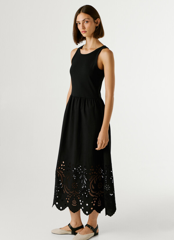 OPENWORK DETAIL MAXI DRESS