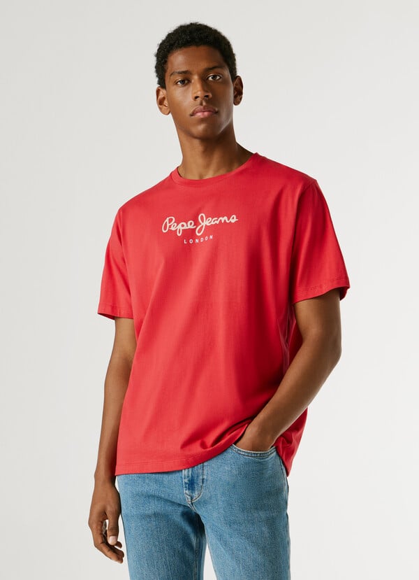 REGULAR FIT LOGO PRINT T-SHIRT