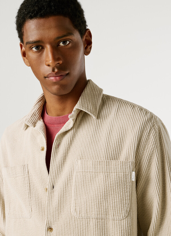 RELAXED FIT CORDUROY SHIRT