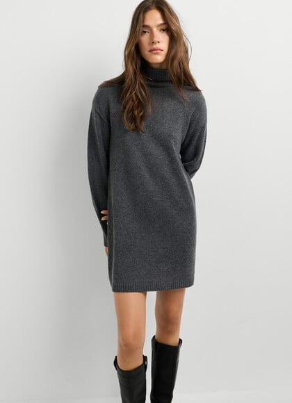 KNIT MINI DRESS