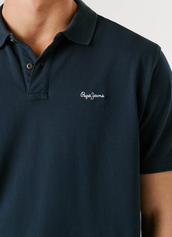 GARMENT DYED PIQUE POLO SHIRT
