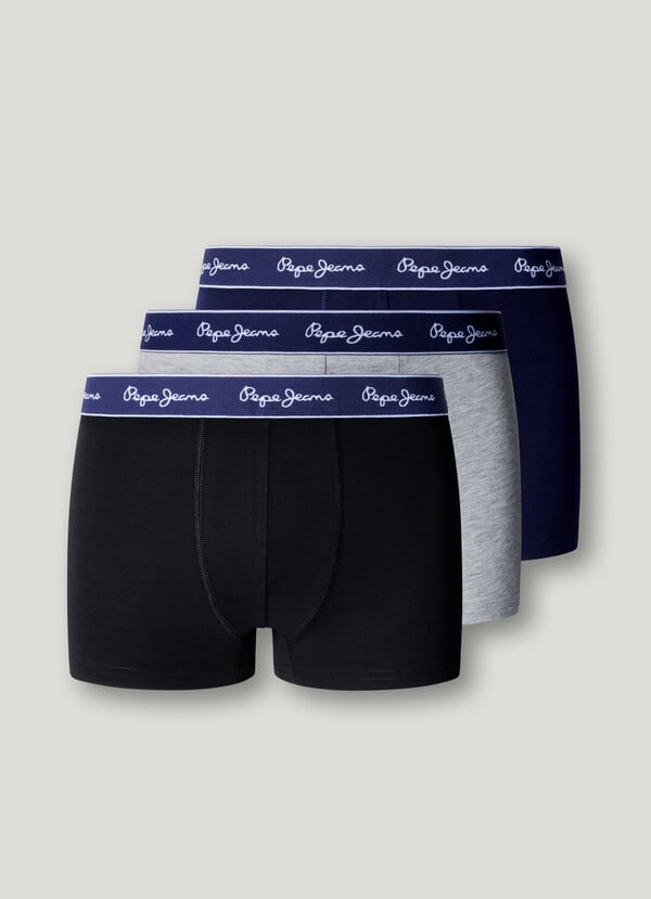 3PACK STRETCH COTTON BOXERS