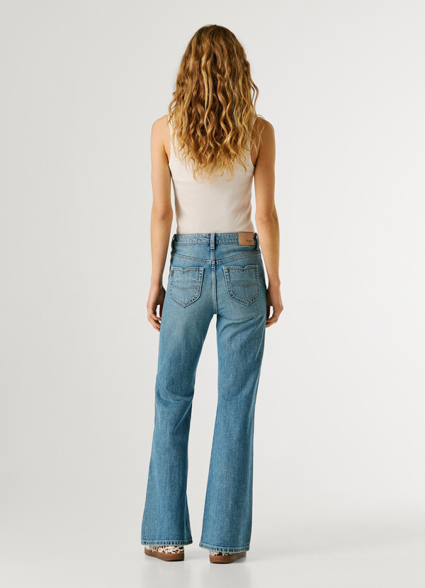 HIGH-RISE FLARE FIT JEANS - WILLA