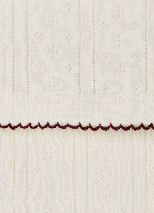 POINTELLE STRAPPY TOP