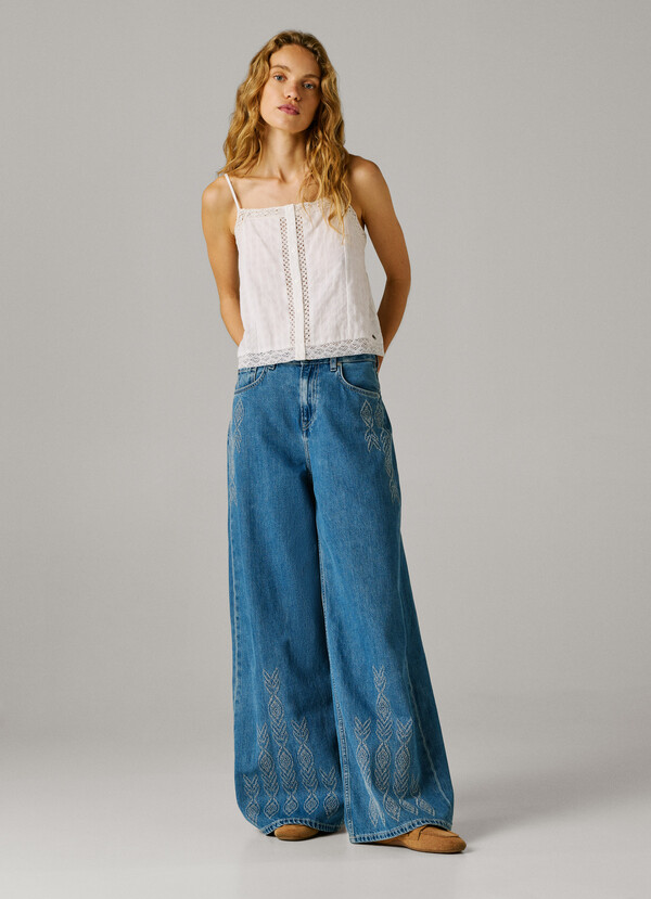 JAIMY- HIGH-RISE WIDE FIT JEANS 