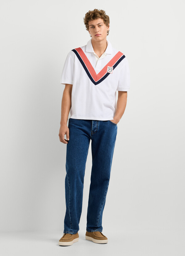 CASUAL FIT PIQU&Eacute; POLO SHIRT