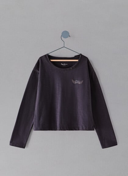 LONG SLEEVE LOGO PRINT T-SHIRT