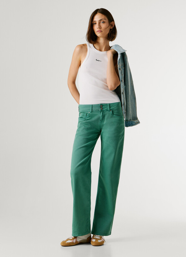 5-POCKET TWILL TROUSERS