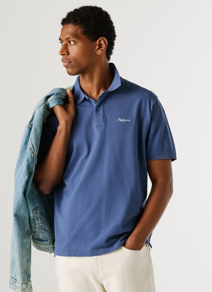 GARMENT DYED PIQUE POLO SHIRT