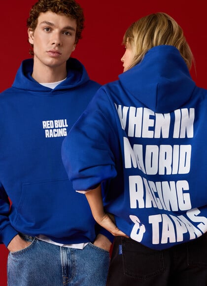 Loose Fit Racing & Tapas Hoodie