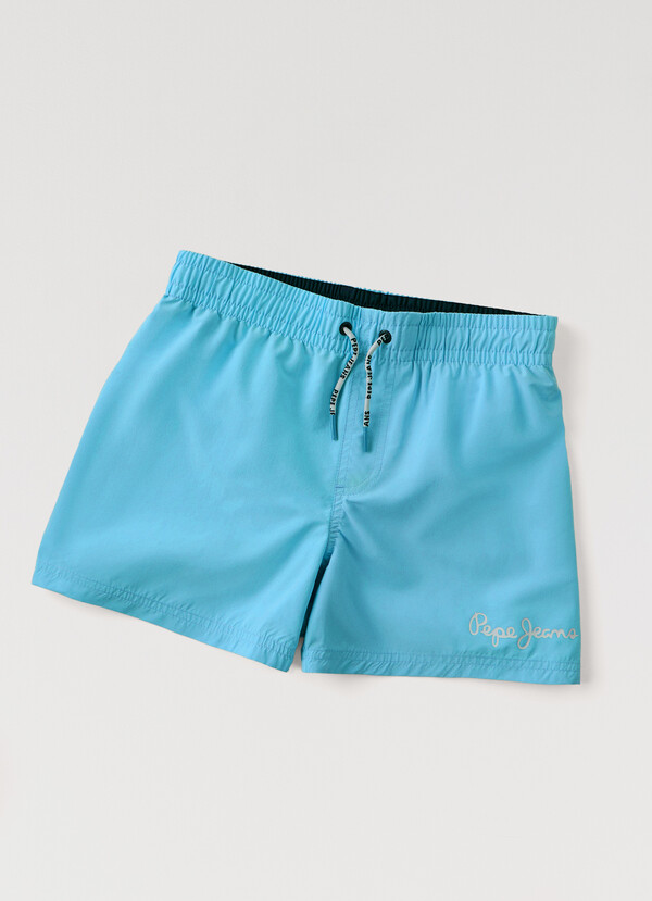 PRINTED LOGO SWIM SHORTS