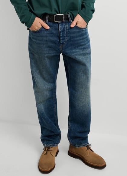 DALSTON - SELVEDGE STRAIGHT FIT MID-RISE JEANS