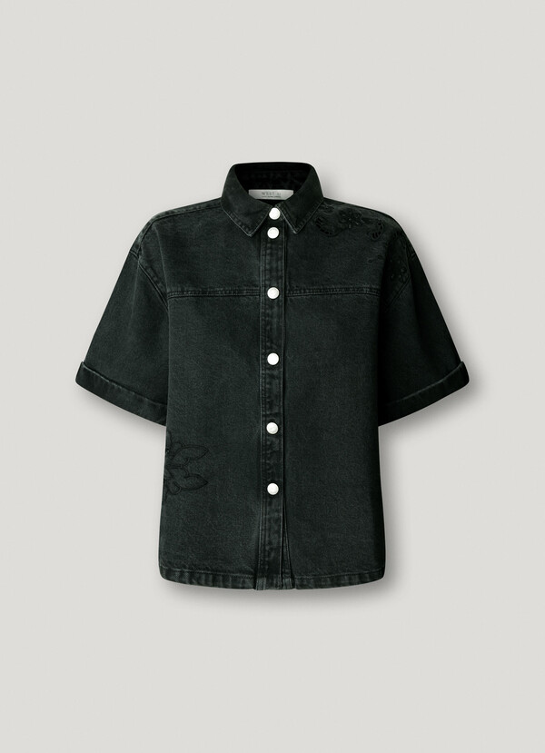 RELAXED FIT DENIM SHIRT