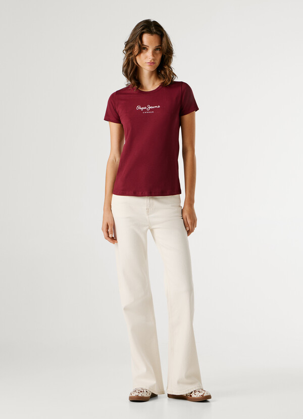 SLIM FIT LOGO PRINT T-SHIRT