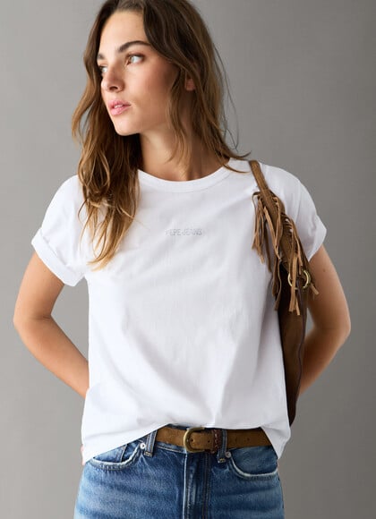 STRASS LOGO T-SHIRT