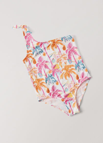 ASYMMETRIC TROPICAL SWIMSUIT