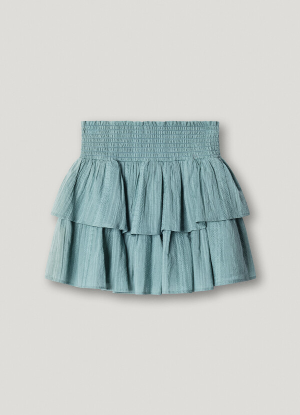 RUFFLES MINI SKIRT