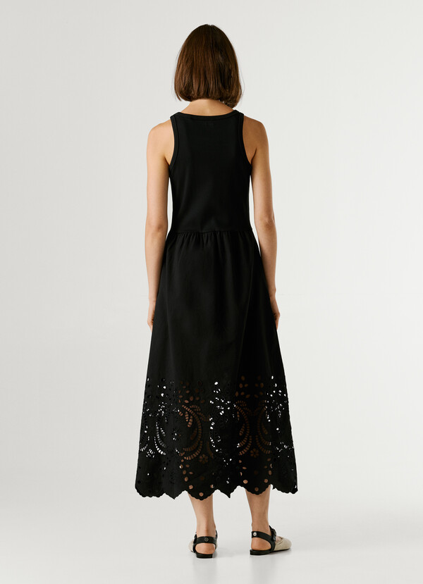 OPENWORK DETAIL MAXI DRESS