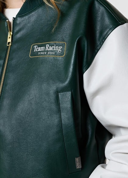 BOMBER JACKET WITH LOGO