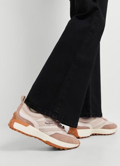 LUCKY - TRAINERS WITH BORG DETAILS