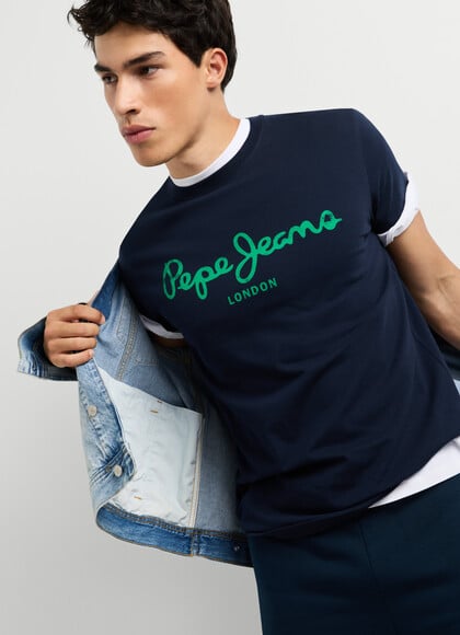 SLIM FIT LOGO PRINT T-SHIRT