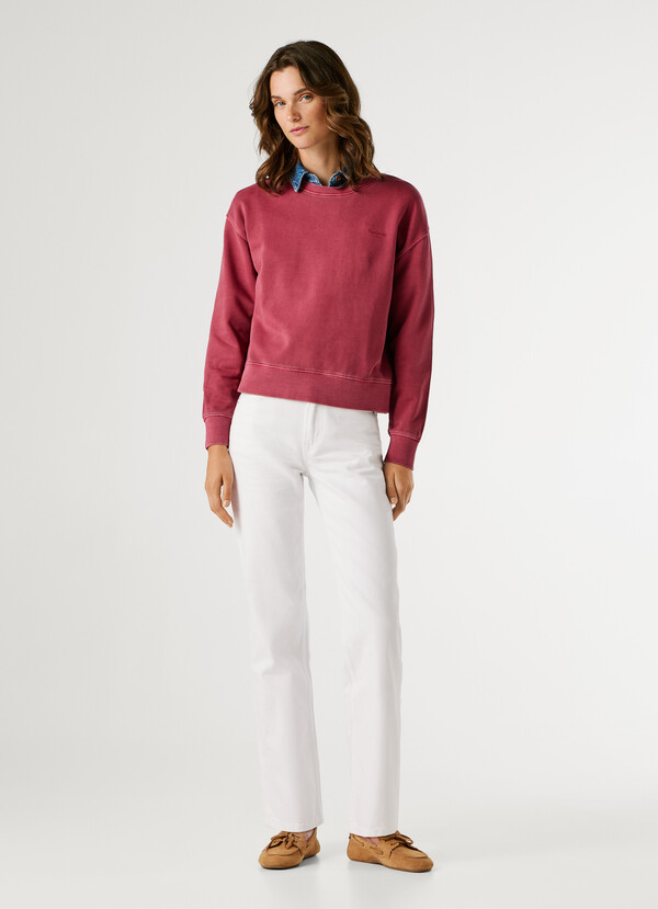 CREW NECK LOGO SWEATSHIRT