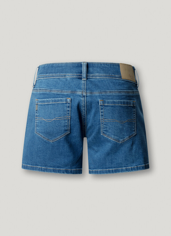 REGULAR FIT DENIM SHORTS