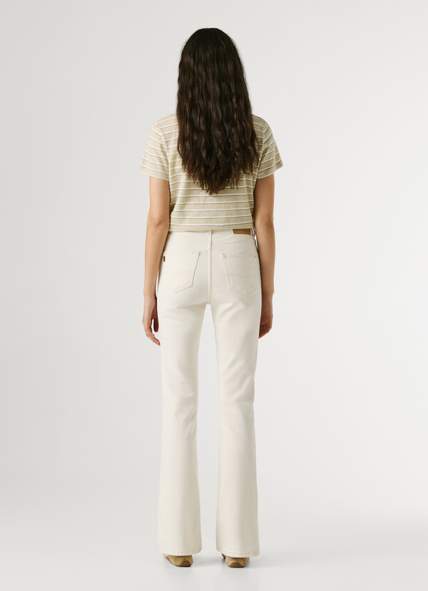 HIGH-RISE FLARE FIT JEANS - DION