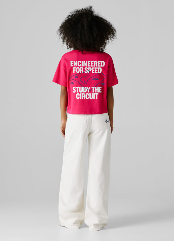 BACK PRINT LOOSE FIT T-SHIRT