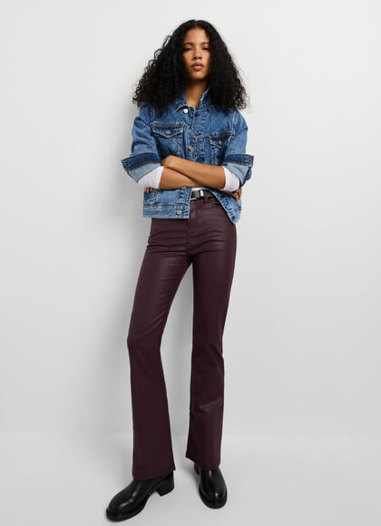 DION - HIGH-RISE FLARE FIT JEANS