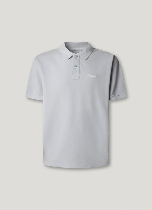 GARMENT DYED PIQUE POLO SHIRT